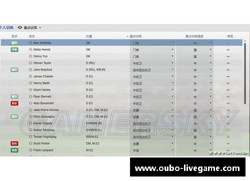 辽宁队球员体质改善与训练策略分析